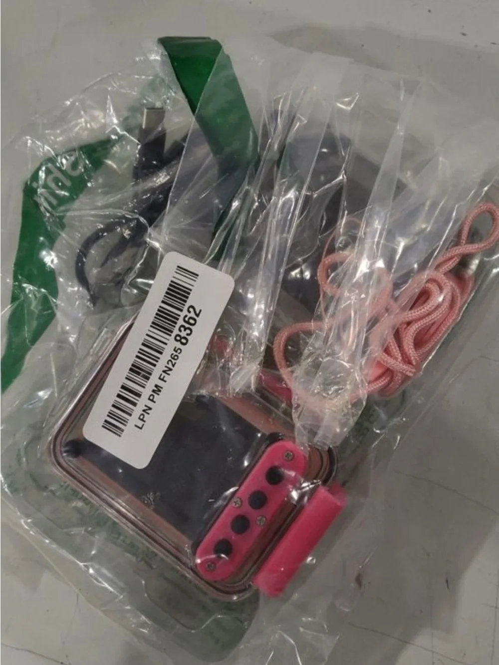 Kids Pink Waterproof Action Camera with 32GB Card